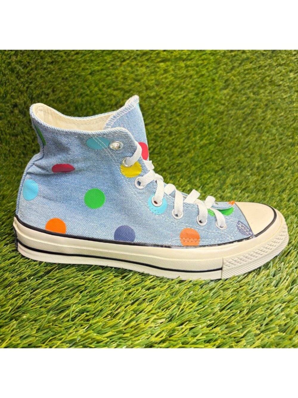 Converse Chuck 70 High x Golf Wang Womens Size 8 Blue Athletic Shoes Sneakers